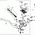 VT800C Главный тормозной цилиндр - передний