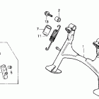 VT800C Подножка