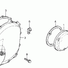 CBR1000F Крышка картера правая