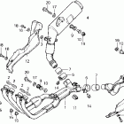 CBR1000F Глушитель