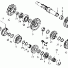XL600R Трансмиссия