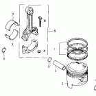 CMX450C Поршни