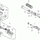 XL600R Подножки