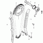 XL600R Цепь ГРМ и натяжитель