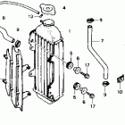 CR80R Radiator 85-87