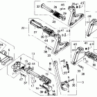 CMX450C Подножки