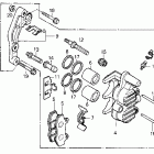 XL600R Передний тормозной суппорт