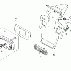 XL600R Фонарь задний