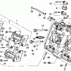 VFR700F2 Головка цилиндров передняя
