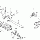 XL600R Вилка переключения передач