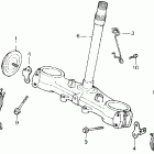 XL600R Steering stem @ horn