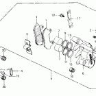 CMX450C Передний тормозной суппорт
