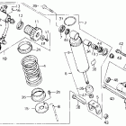 VFR700F2 Задний амортизатор