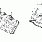 VFR700F2 Крышка головки цилиндров