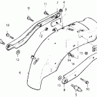 CMX450C Заднее крыло