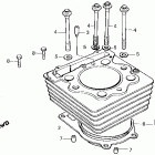 XL250R Цилиндр