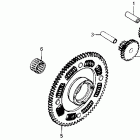 VT700C Starting driven gear
