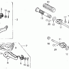 XL250R Подножки