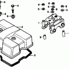 CMX250C Крышка головки цилиндров