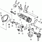 VFR700F2 Вилка переключения передач