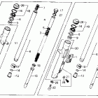 CMX450C Передняя вилка