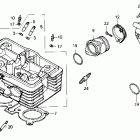 CMX450C Головка цилиндра