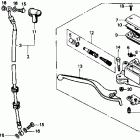CMX250C Главный тормозной цилиндр - передний