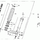 XL250R Передняя вилка
