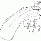 XL250R Переднее крыло