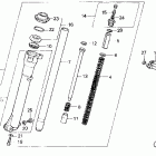 TLR200 Передняя вилка