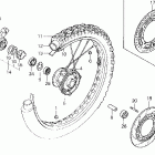 XL600R Переднее колесо