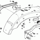 CMX250C Заднее крыло