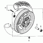 VT700C Заднее колесо