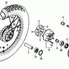 CMX250C Заднее колесо