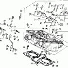 VFR700F2 Головка цилиндров задняя