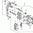 XR600R Fr. brake caliper 85-87