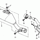 XR600R Exhaust muffler 85-87