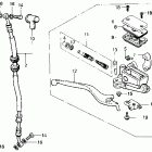 CMX450C Главный тормозной цилиндр - передний