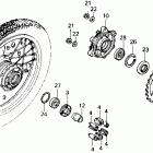 XL600R Заднее колесо