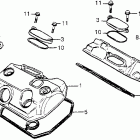 VT500FT Крышка головки цилиндров