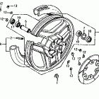 CB700SC Переднее колесо