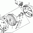 VT500C Headlight 85-86