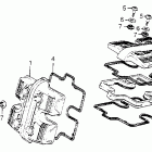 VF1100C Крышка головки цилиндров