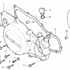 CR500R Right crankcase cover 85-86