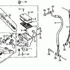 VF1000R Front brake master cyl. @ brake control lever