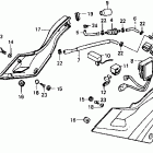 VFR750F Side cover @ fuel pump  @ rectifier