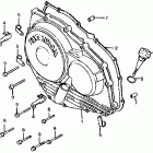 VF1000R Крышка картера правая