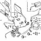 CB700SC Switches @ cables