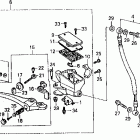 VFR750F Fr. brake master cyl.