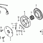 VFR750F Генератор импульса и муфта стартера
